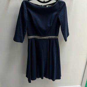 Lotus grace knit navy dress